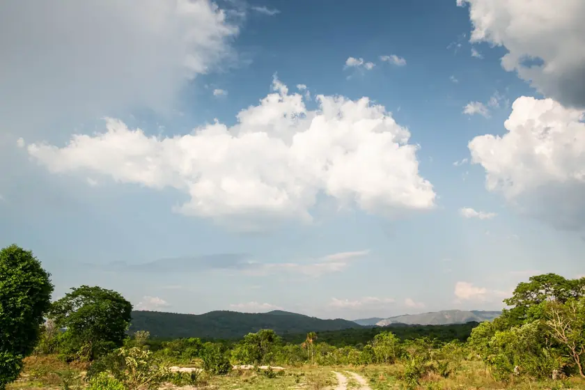 Vista panorâmica dos terrenos à venda na Chapada dos Veadeiros